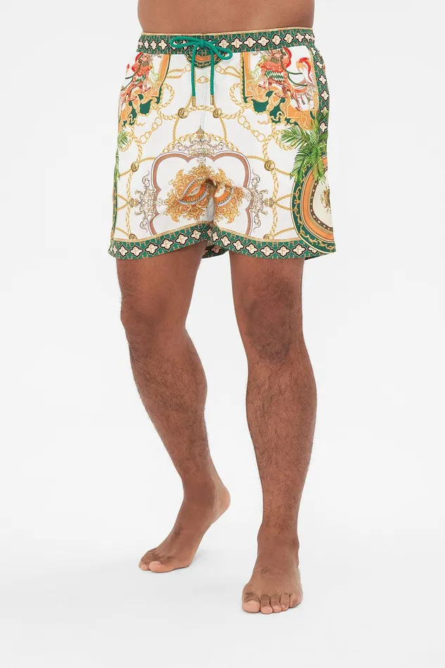 Camilla Swimwear Elastic Waist Boardshort My Sweet Devotion 8211 Mens Camilla Swimwear Elastic Waist Boardshort My Sweet Devotion 8211 Mens