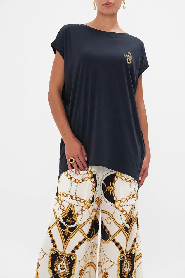 Camilla Tees Extended Sleeve Tee 8211 Black Coast To Coast 8211 Womens Camilla Tees Extended Sleeve Tee 8211 Black Coast To Coast 8211 Womens