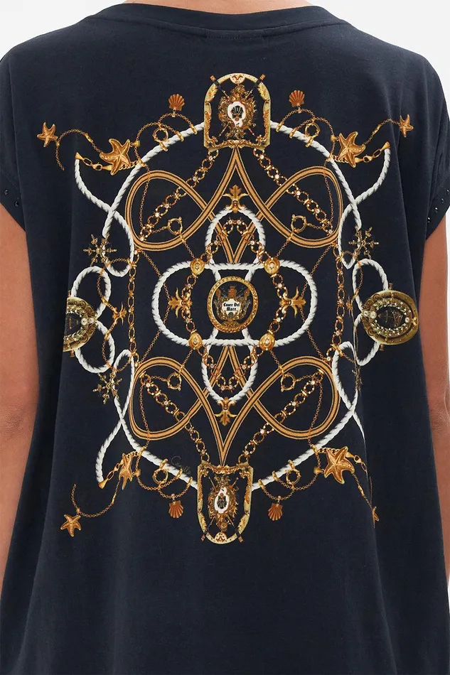 Camilla Tees Extended Sleeve Tee 8211 Black Coast To Coast 8211 Womens Camilla Tees Extended Sleeve Tee 8211 Black Coast To Coast 8211 Womens
