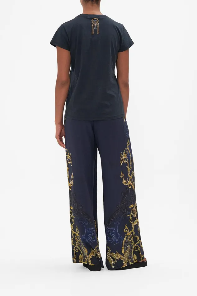 Camilla Tees Organic Cotton Slim Fit Tee 8211 Black Moonlight Melodies 8211 Womens Camilla Tees Organic Cotton Slim Fit Tee 8211 Black Moonlight Melodies 8211 Womens