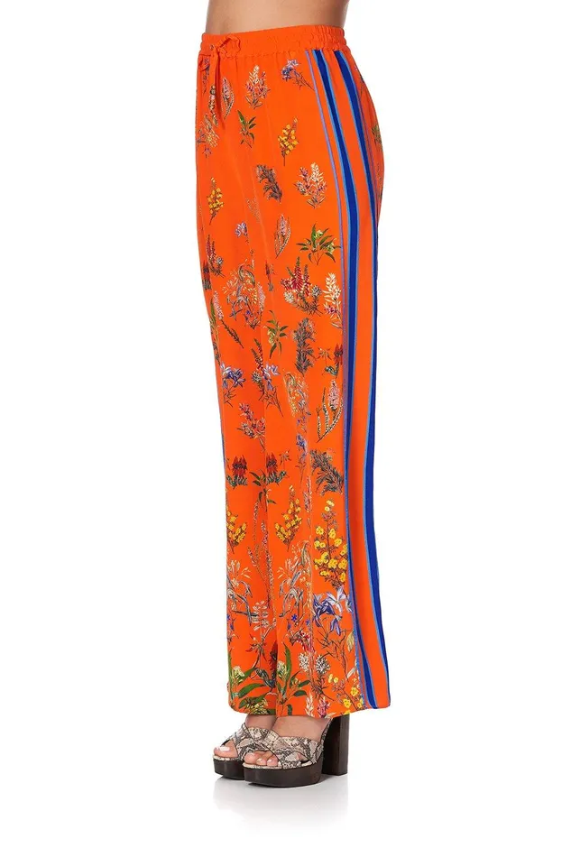 Camilla Wide Leg Pants Drawstring Pant With Side Panel Gone Coast 8211 Womens