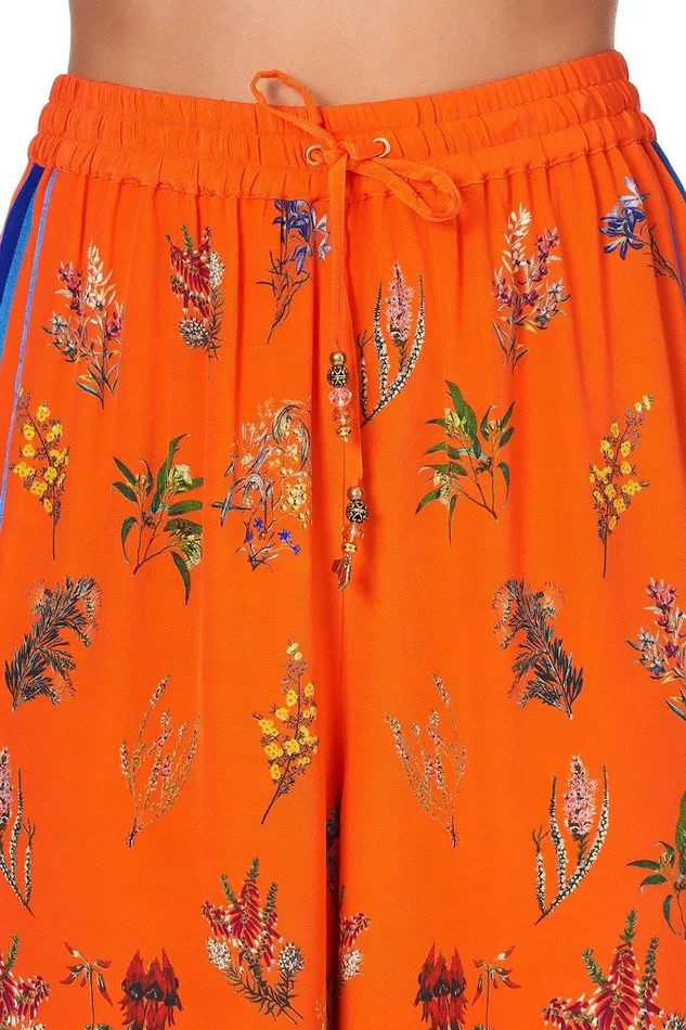Camilla Wide Leg Pants Drawstring Pant With Side Panel Gone Coast 8211 Womens