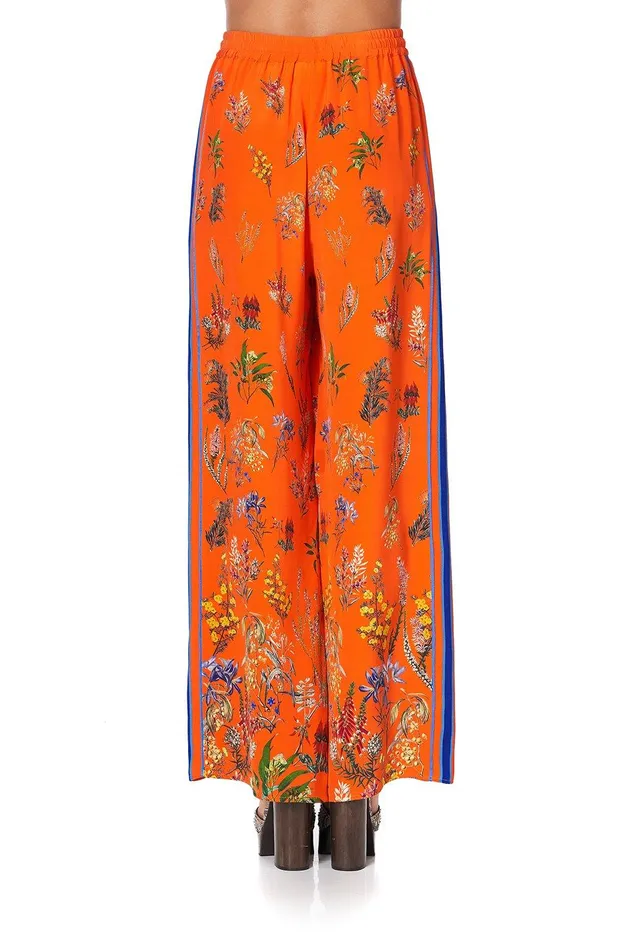 Camilla Wide Leg Pants Drawstring Pant With Side Panel Gone Coast 8211 Womens