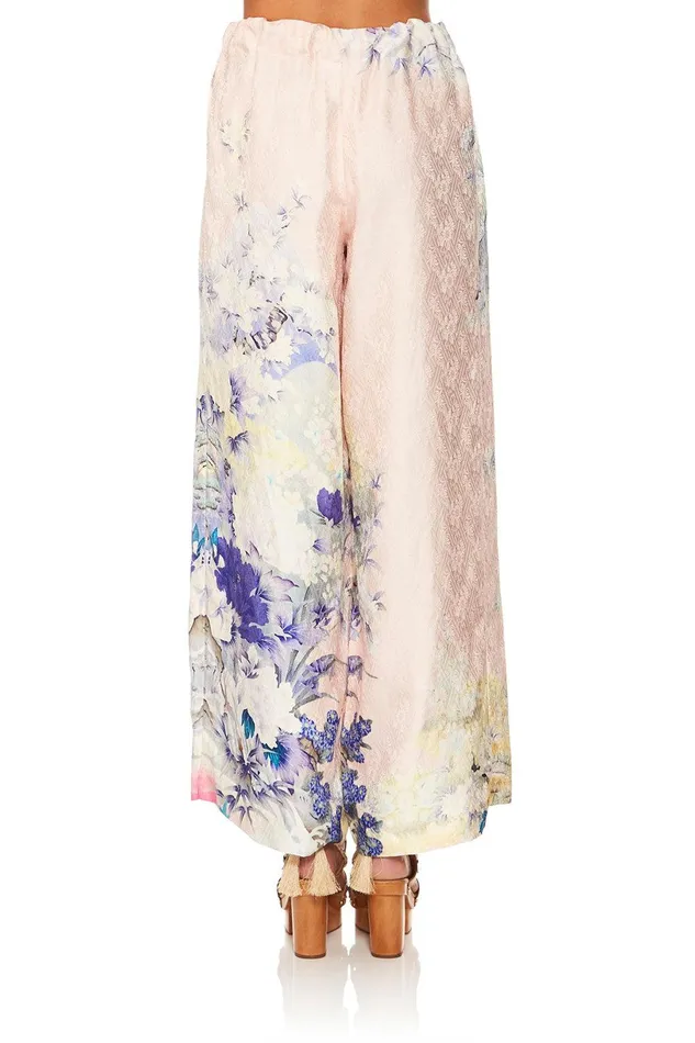 Camilla Wide Leg Pants Lounge Trouser With Tie Waist Harajuku Heiress 8211 Womens