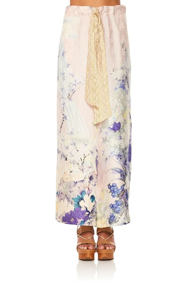 Camilla Wide Leg Pants Lounge Trouser With Tie Waist Harajuku Heiress 8211 Womens
