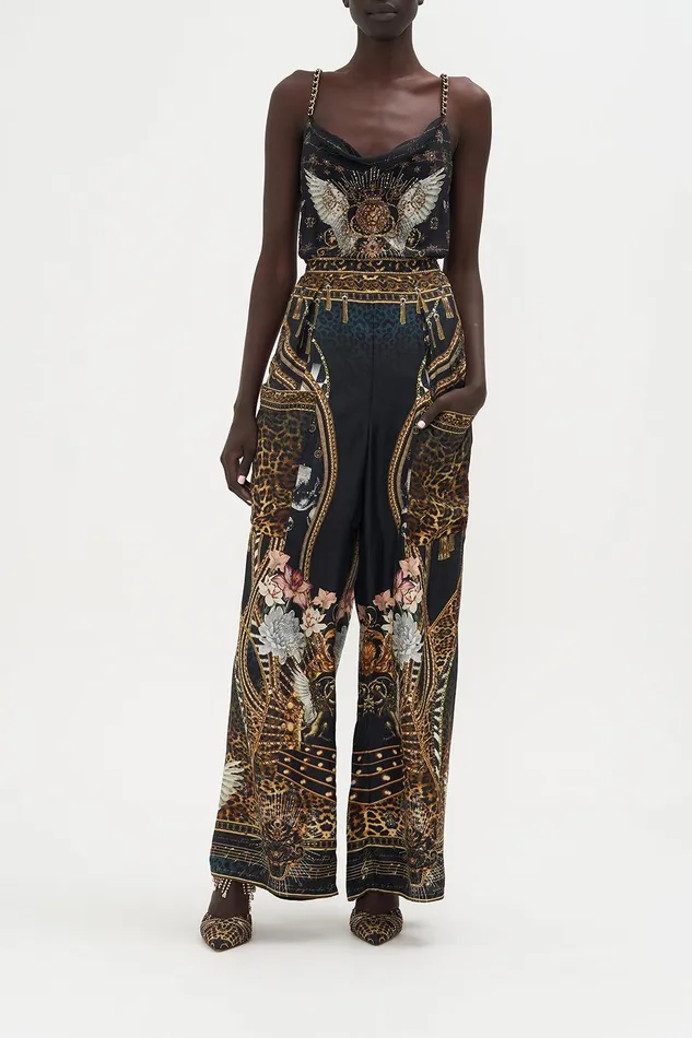 Camilla Wide Leg Pants Wide Leg Trouser With Front Pockets Rockstar Royalty 8211 Womens Camilla Wide Leg Pants Wide Leg Trouser With Front Pockets Rockstar Royalty 8211 Womens