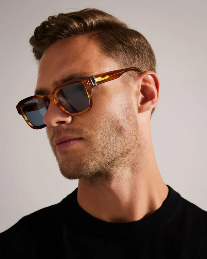 Classic Square Frame Sunglasses Tortoiseshell Men Ted Baker Sunglasses Classic Square Frame Sunglasses Tortoiseshell Men Ted Baker Sunglasses