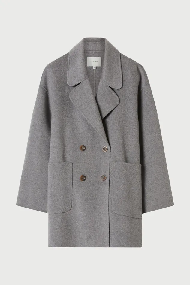 Coats And Jackets Women Lee Mathews Florentine Cashmere Pea Coat Coats And Jackets Women Lee Mathews Florentine Cashmere Pea Coat