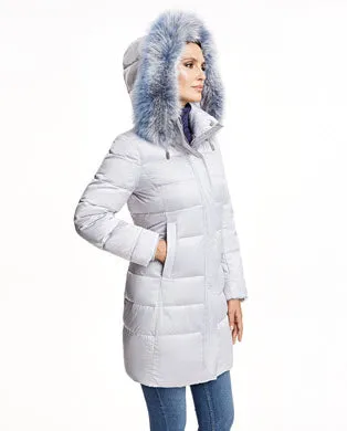 Coats Women039s Maximilian Down Filled Polyester Coat With Fox Hood