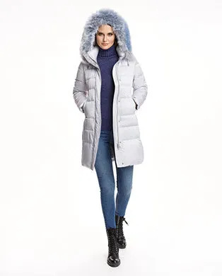 Coats Women039s Maximilian Down Filled Polyester Coat With Fox Hood