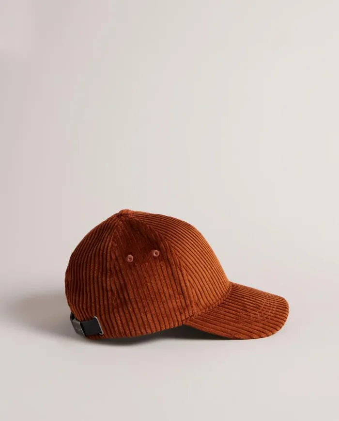 Cord Baseball Cap Brown Men Ted Baker Hats and Caps