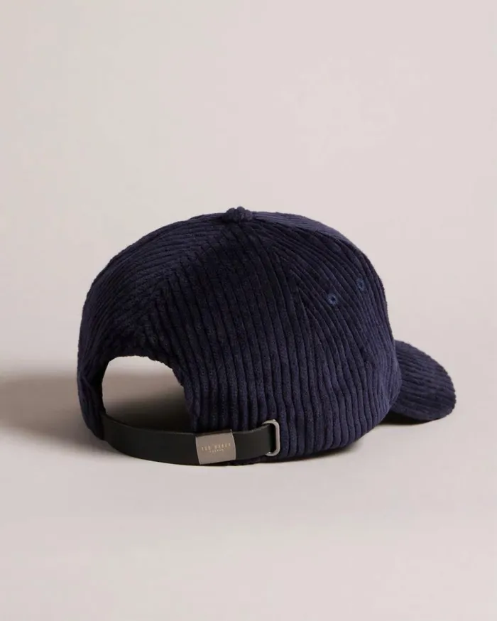 Cord Baseball Cap Navy Men Ted Baker Hats and Caps