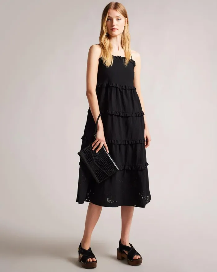 Croc Detail Debossed Envelope Pouch Black Women Ted Baker Bags Croc Detail Debossed Envelope Pouch Black Women Ted Baker Bags