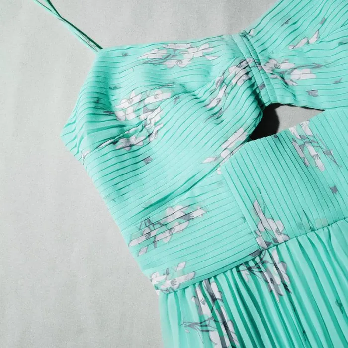 Dresses Woman SelfPortrait Blue Floral Tiered Chiffon Mini Dress Dresses Woman SelfPortrait Blue Floral Tiered Chiffon Mini Dress