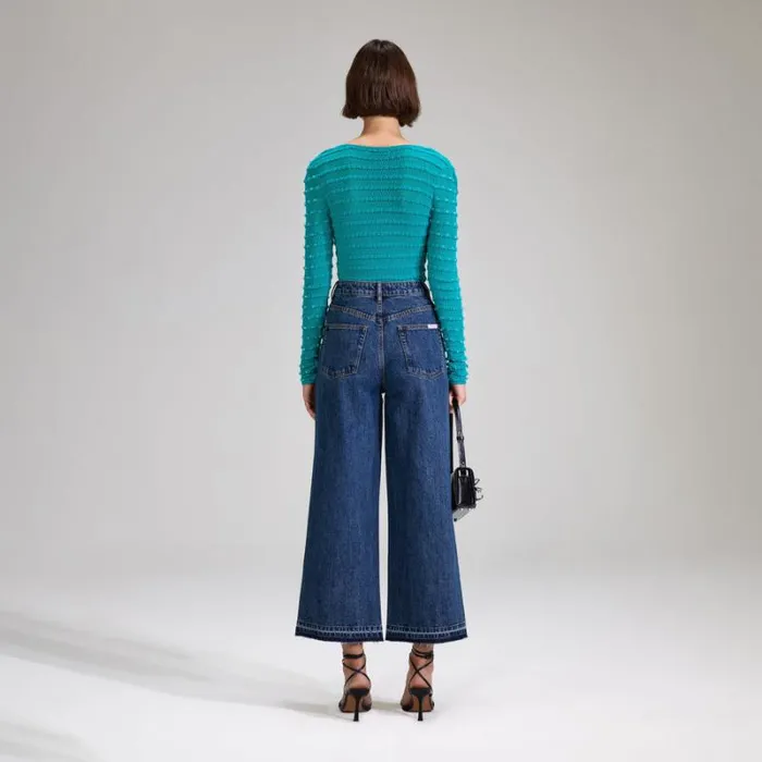 Dresses Woman SelfPortrait Green Beaded Strappy Knit Midi Dress Dresses Woman SelfPortrait Green Beaded Strappy Knit Midi Dress