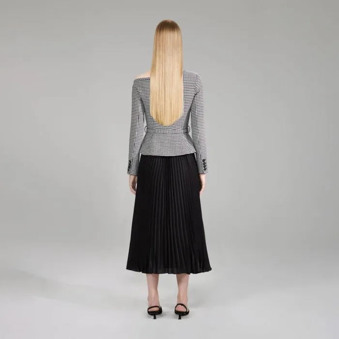 Dresses Woman SelfPortrait Houndstooth Mini Dress Dresses Woman SelfPortrait Houndstooth Mini Dress