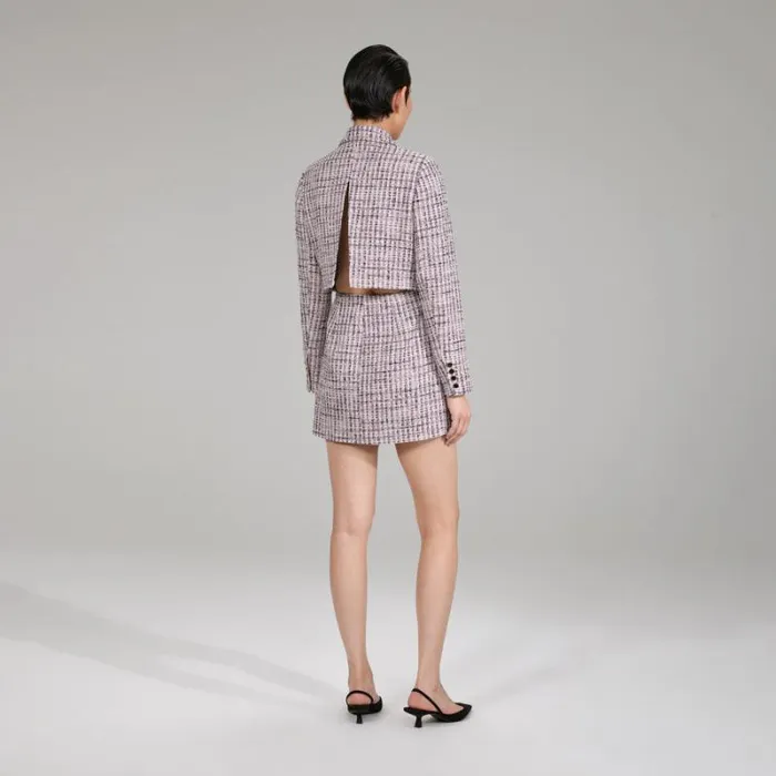 Dresses Woman SelfPortrait Houndstooth Mini Dress Dresses Woman SelfPortrait Houndstooth Mini Dress