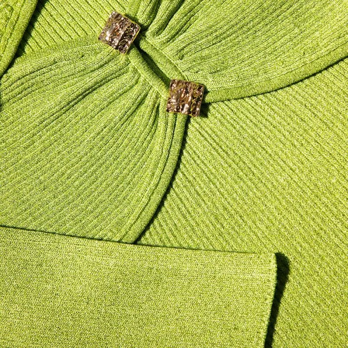 Dresses Woman SelfPortrait Lime Green Lurex Knit Midi Dress Dresses Woman SelfPortrait Lime Green Lurex Knit Midi Dress