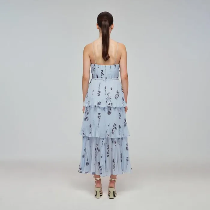 Dresses Woman SelfPortrait Metallic Jacquard Midi Dress Dresses Woman SelfPortrait Metallic Jacquard Midi Dress