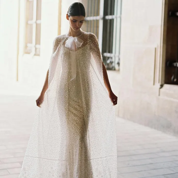 Dresses Woman SelfPortrait White Beaded Sequin Maxi Dress Dresses Woman SelfPortrait White Beaded Sequin Maxi Dress