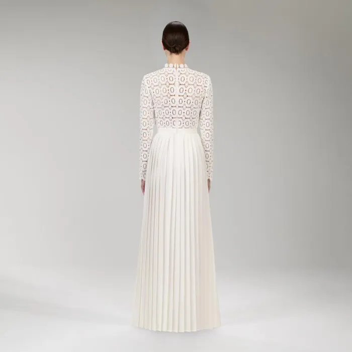 Dresses Woman SelfPortrait White Beaded Sequin Maxi Dress Dresses Woman SelfPortrait White Beaded Sequin Maxi Dress