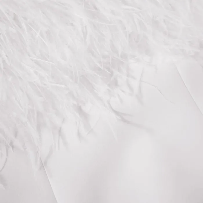 Dresses Woman SelfPortrait White Feather Midi Dress Dresses Woman SelfPortrait White Feather Midi Dress