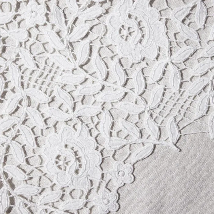 Dresses Woman SelfPortrait White Rose Lace Midi Dress Dresses Woman SelfPortrait White Rose Lace Midi Dress