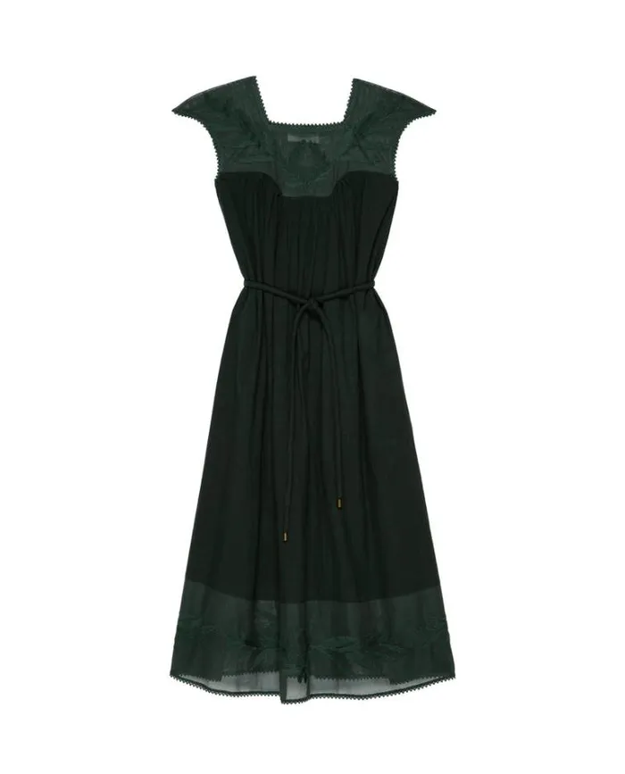 Dresses Women039s The Great The Dawn Dress Vintage Moss