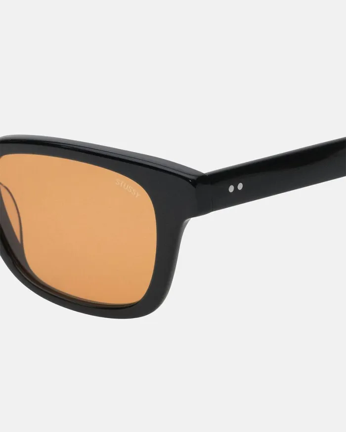 Eyewear Men Stussy OWEN SUNGLASSES BlackAmber Eyewear Men Stussy OWEN SUNGLASSES BlackAmber