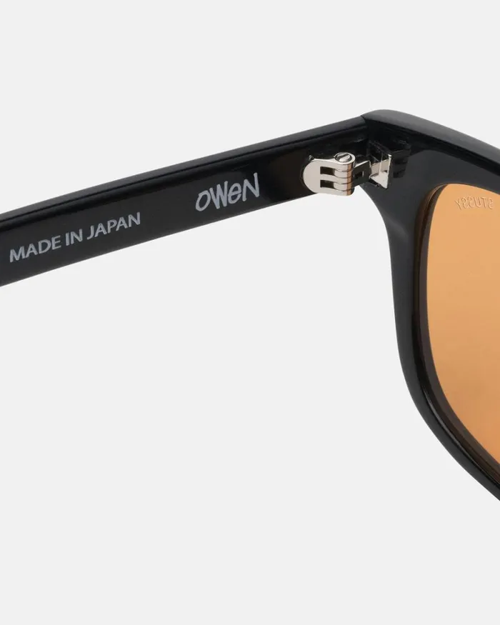 Eyewear Men Stussy OWEN SUNGLASSES BlackAmber Eyewear Men Stussy OWEN SUNGLASSES BlackAmber