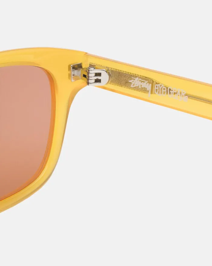 Eyewear Men Stussy OWEN SUNGLASSES Frosted Yellow Eyewear Men Stussy OWEN SUNGLASSES Frosted Yellow