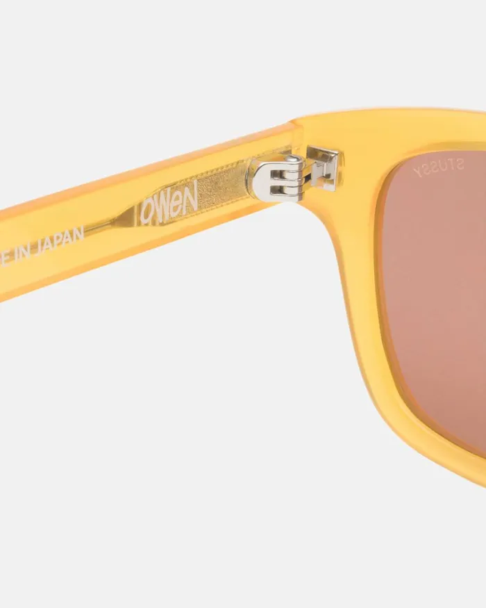 Eyewear Men Stussy OWEN SUNGLASSES Frosted Yellow Eyewear Men Stussy OWEN SUNGLASSES Frosted Yellow