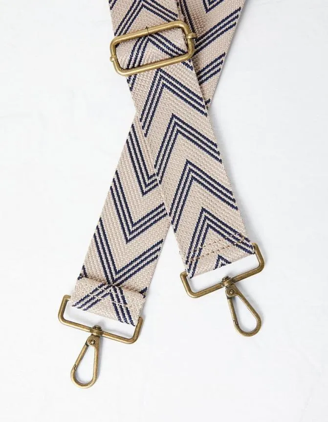 Fatface Bags and Purses Chevron Bag Strap Light Stone 8211 Women
