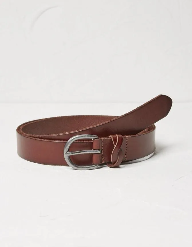 Fatface Belts Plait Keeper Leather Belt Chestnut 8211 Women