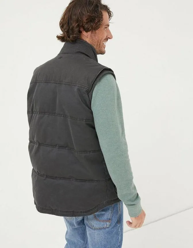 Fatface Coats and Jackets Paignton Gilet Charcoal 8211 Men