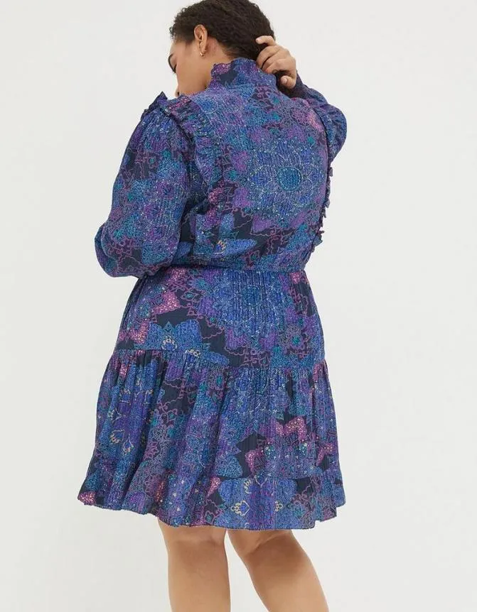 Fatface Dresses Darcey Mosaic Geo Dress Navy 8211 Women