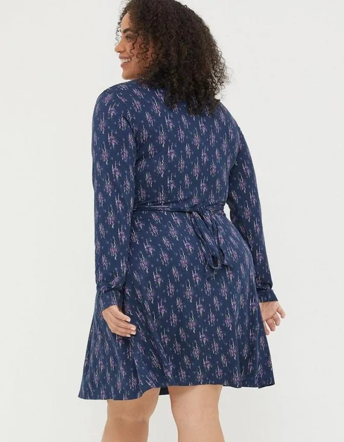 Fatface Dresses Delphine Ink Ditsy Jersey Dress Navy 8211 Women