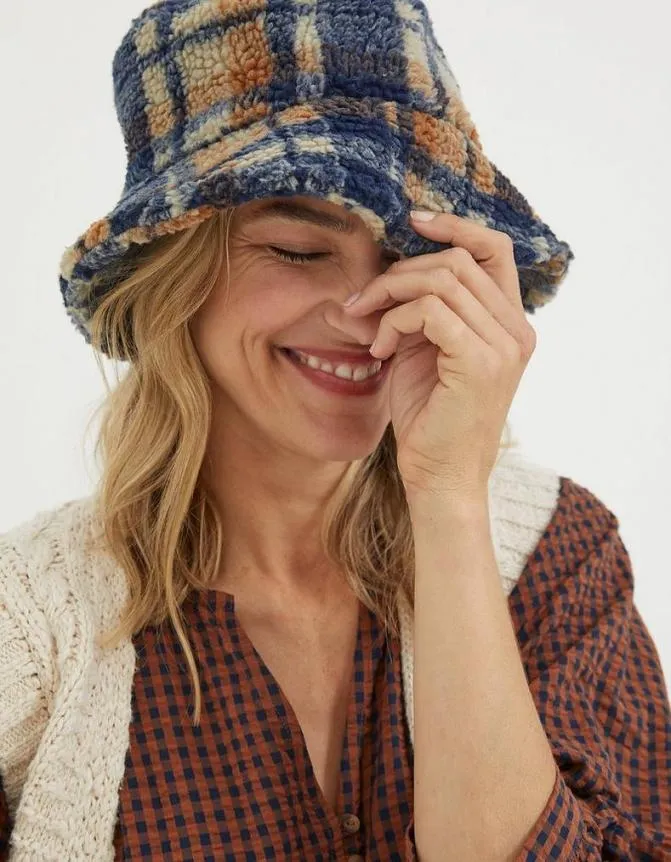 Fatface Hats Eliza Check Bucket Hat Multi 8211 Women
