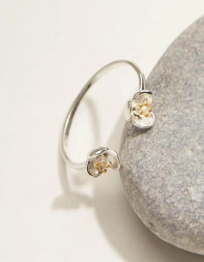Fatface Jewellery Daisy Ring Silver 8211 Women
