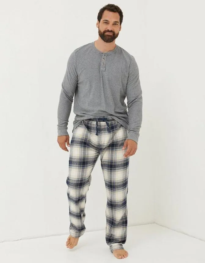 Fatface Nightwear and Loungewear Fife Checked Pyjama Bottoms Off White 8211 Men Fatface Nightwear and Loungewear Fife Checked Pyjama Bottoms Off White 8211 Men