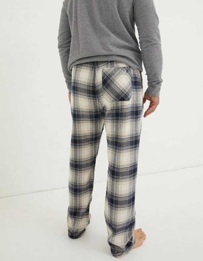 Fatface Nightwear and Loungewear Fife Checked Pyjama Bottoms Off White 8211 Men