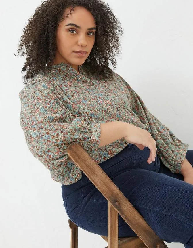 Fatface Shirts and Blouses Evelyn Craft Floral Blouse Sage Green 8211 Women Fatface Shirts and Blouses Evelyn Craft Floral Blouse Sage Green 8211 Women