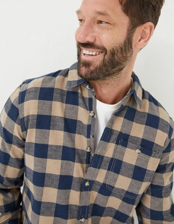 Fatface Shirts Buffalo Check Shirt Navy 8211 Men
