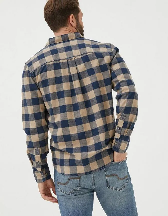 Fatface Shirts Buffalo Check Shirt Navy 8211 Men
