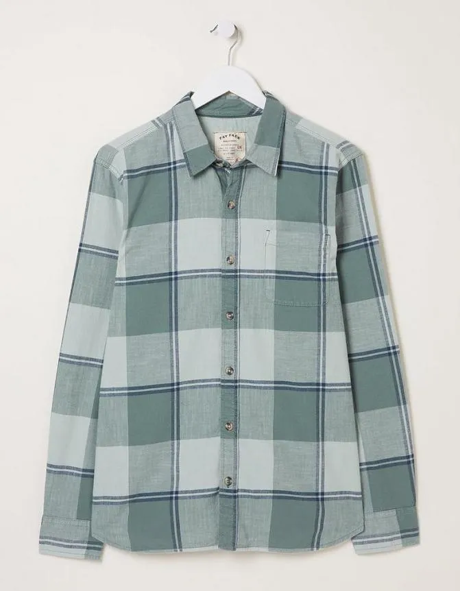 Fatface Shirts Somerset Check Shirt Green 8211 Men