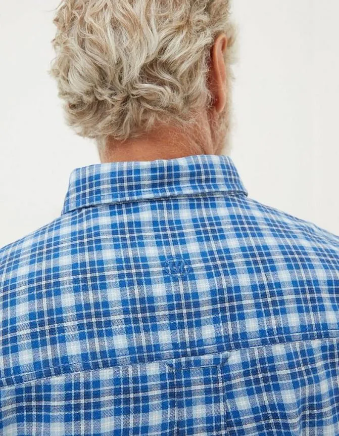 Fatface Shirts Witley Check Shirt Blue 8211 Men