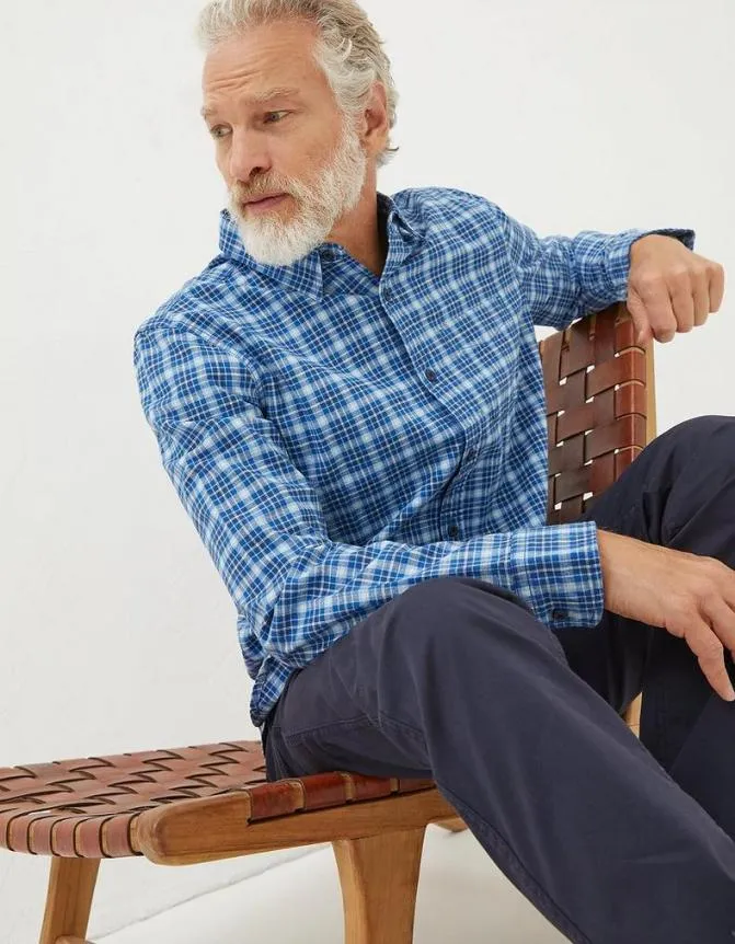 Fatface Shirts Witley Check Shirt Blue 8211 Men