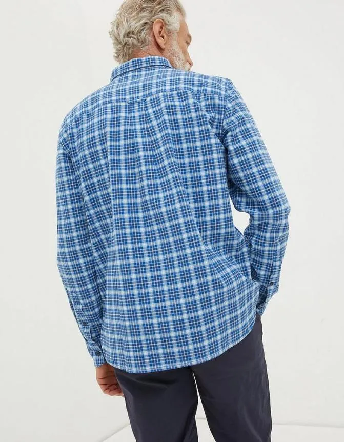 Fatface Shirts Witley Check Shirt Blue 8211 Men
