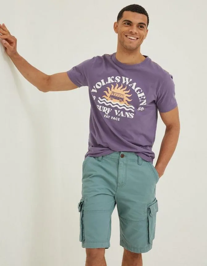 Fatface Shorts Breakyard Cargo Shorts Green Haze 8211 Men