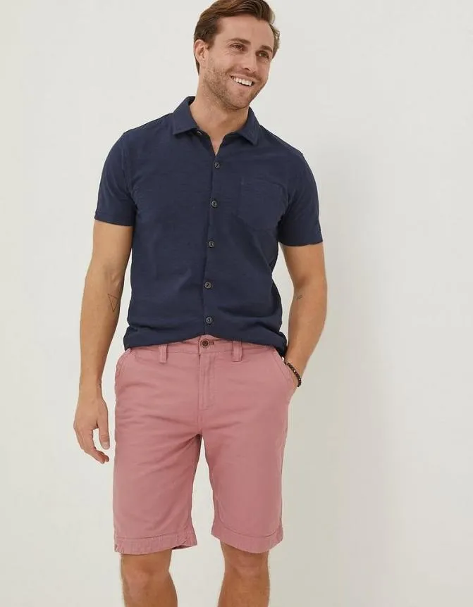 Fatface Shorts Cove Flat Front Shorts Dusky Pink 8211 Men